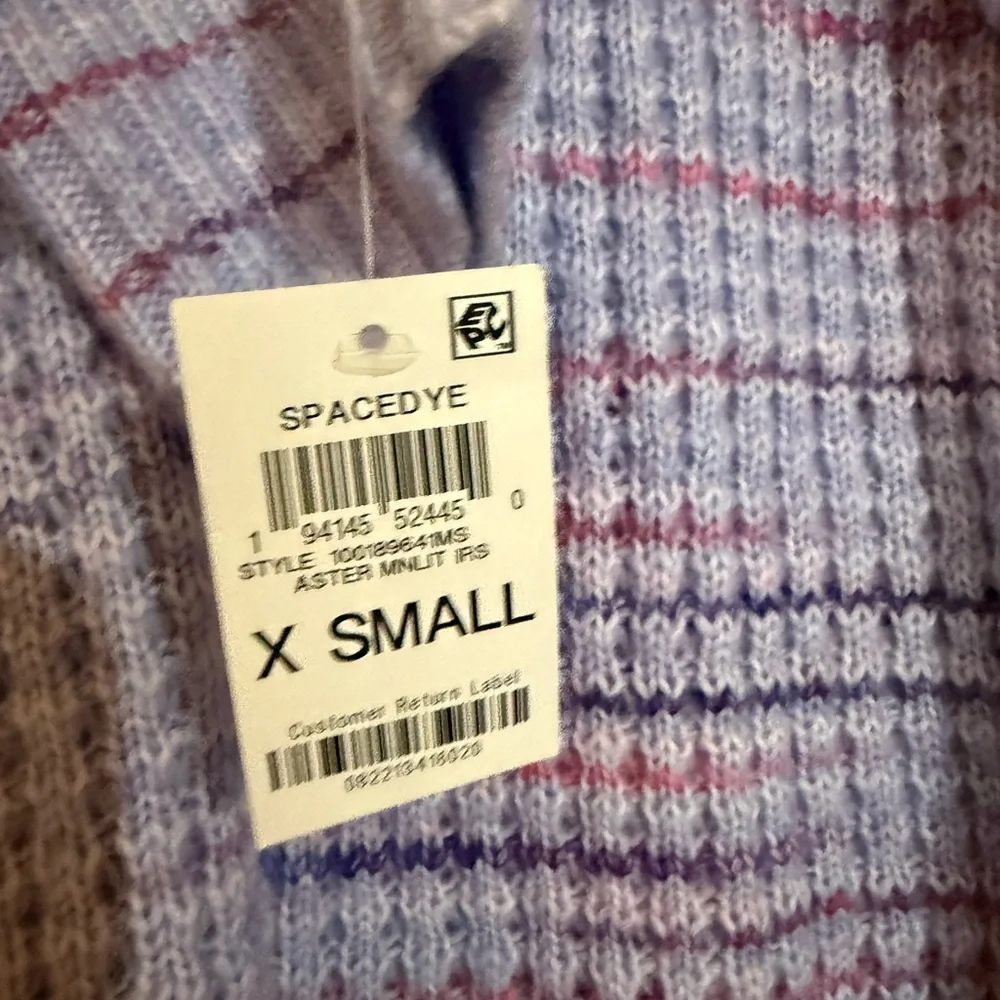 Women's Multicolor Purple Knit Sweater - Picture 2 of 3